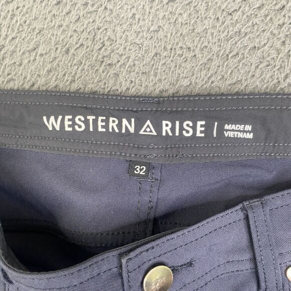 Western Rise Evolution Travel Pant Blue Grey SS19-WR-MPP Size 32 32x27 Nylon - Picture 4 of 9